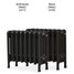CI-CLA353-17-18 - Classic 4 Column Cast Iron Radiator H353mm x W1374mm CI-CLA353-17-18 - Classic 4 Column Cast Iron Radiator H353mm x W1374mm